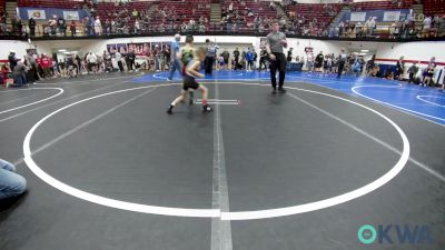 46 lbs Round Of 32 - Greyson Sumrall, Harrah Little League Wrestling vs Charlie Ross, Norman Grappling Club