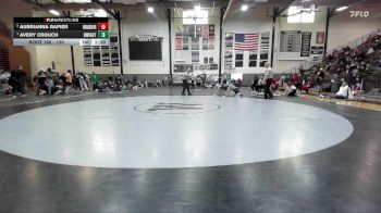 135 lbs 1st Place Match - Avery Crouch, Dwight vs Aubrianna Rapier, Bradley (B.-Bourbonnais)