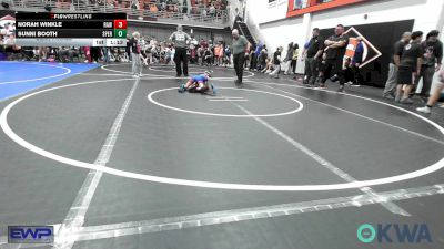 54 lbs Semifinal - Norah Winkle, Raw Wrestling Club vs Sunni Booth, Sperry Wrestling Club