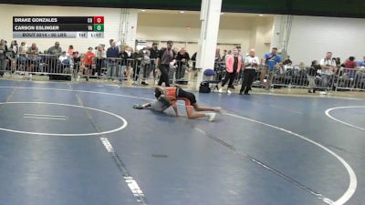 95 lbs Round Of 32 - Drake Gonzales, CO vs Carson Eslinger, VA