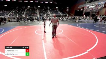 50 lbs Consi Of 4 - Trip Patterson, Cowboy Kids vs Jase St. Michel, Bear Creek Jr. Wrestling