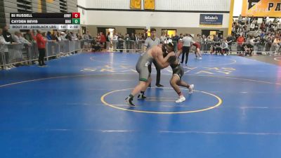 285Black lbs Rr Rnd 1 - Bj Russell, Army West Point vs Cayden Bevis, Binghamton