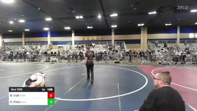 88 lbs Final - BryLee Irsik, Nebraska Wr Ac vs Kaliya Klise, Gold Rush Wr Ac