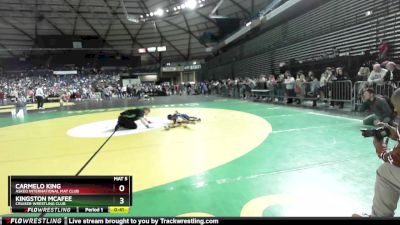 48-49 lbs Quarterfinal - Carmelo King, Askeo International Mat Club vs Kingston McAfee, Cruiser Wrestling Club