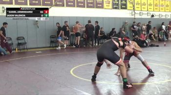 165 lbs Quarterfinal - Jason Valencia, Lassen College vs Daniel Armendarez, Fresno City College