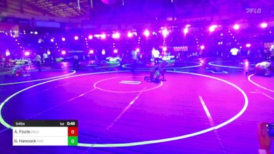 54 lbs Round Of 16 - Axton Fouts, Colorado Top Team vs Gannicus Hancock, Chickens Wrestling Club