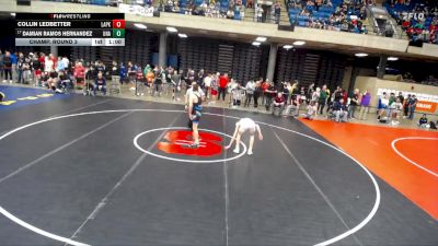 120 lbs Champ. Round 3 - Damian Ramos Hernandez, Unattached vs Collin Ledbetter, Moline