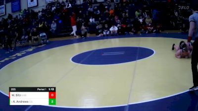 205 lbs Semifinal - Alex Andrews, Columbia vs Wyatt Sitz, Highland Black