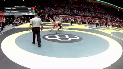 D3-175 lbs Champ. Round 1 - Hines Ford, Barnesville vs Josh Groeber, Clermont Ne