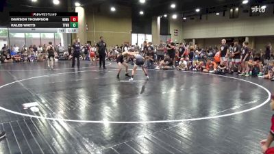 90 lbs Round 3 (6 Team) - Dawson Thompson, North DeSoto Red WA vs Kaleb Watts, The Factory Wrestling