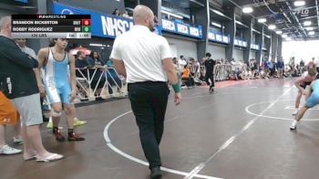 120 lbs Round Of 16 - Brandon Bickerton, Team Shutt Mutts vs Robby Rodriguez, Revival Orange