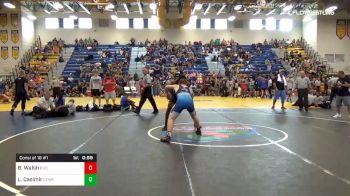160 lbs Consi Of 16 #1 - Brian Walsh, Explorer Wrestling vs Luther Casimir, CFWA
