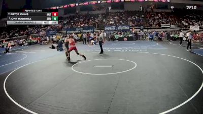 D 1 165 lbs Champ. Round 2 - Bryce Johns, Haughton vs John Martinez, St. Paul`s