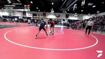 190 lbs Cons. Round 5 - Elijah Juarez, San Bernardino vs Roy Perez, California (Whittier)