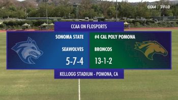 Replay: Sonoma St vs Cal Poly Pomona - 2024 Sonoma State vs Cal Poly Pomona | Nov 3 @ 11 AM