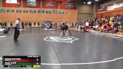 197 lbs Champ. Round 1 - Arnon Bayford, Modesto vs Miles Kline, Moorpark