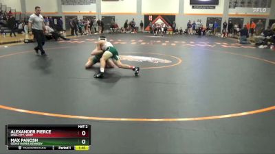 113 lbs Semifinal - Alexander Pierce, Iowa City, West vs Max Panosh, Cedar Rapids Kennedy