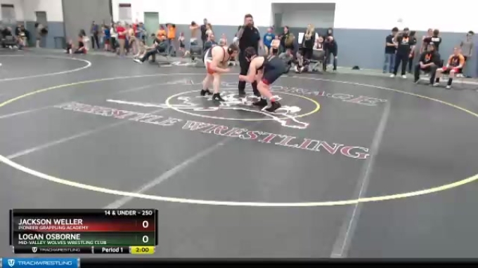 250 lbs X Bracket - Jackson Weller, PIONEER GRAPPLING ACADEMY vs Logan ...