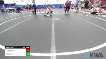 43-46 lbs Semifinal - Cooper Idleman, Lone Grove Takedown Club vs Brooklyn Breeze, Comanche Takedown Club