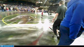 74 lbs Quarterfinal - Khloe Morrow, White River Hornets Wrestling Club vs Lillie McMullin, Kitsap Ironman Wrestling Club