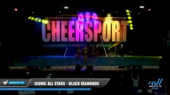 Iconic All Stars - Black Diamonds [2021 L4 Senior Coed - D2 - Small Day 1] 2021 CHEERSPORT National Cheerleading Championship