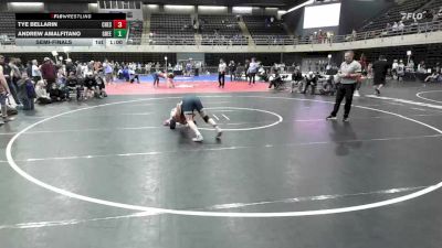 140 lbs Semifinal - Tye Bellarin, Chestertown vs Andrew Amalfitano, Greenwood