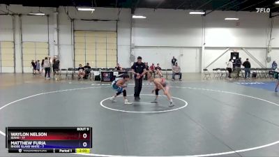 106 lbs Round 3 (6 Team) - Waylon Nelson, Idaho vs Matthew Furia, Rhode Island White