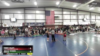 108 lbs Semifinal - Brock Vickers, Westlake vs Timmy Valeti, Champions Wrestling Club