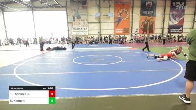 145 lbs Consi Of 32 #2 - Trey Thebarge, VA vs Ethan Kemp, WY