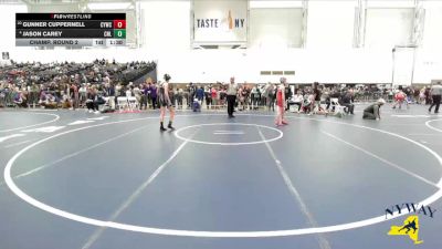 113 lbs Champ. Round 2 - Gunner Cuppernell, Canandaigua Youth Wrestling Club vs Jason Carey, Club Not Listed