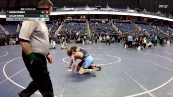 3A 175 lbs Cons. Round 1 - Aiden Carter, South Rowan High School vs Logan Mumy, Fred T. Foard High School