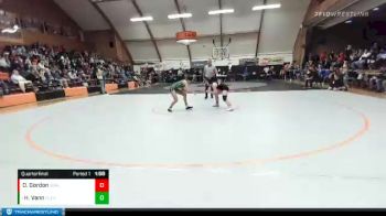 120 lbs Quarterfinal - Haley Vann, Cleveland vs Odessa Gordon, South Albany