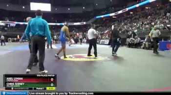 5th Place Match - Chris Shiney, Millard North vs Axel Lyman, Lincoln East