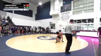 120 lbs Champ. Round 1 - Leo Cabrera-Nava, Murrieta Mesa vs Samson Escala, Mayfair