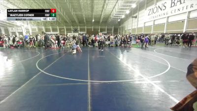 120 lbs Cons. Round 2 - Maeylieh Cotner, Carbon Wrestling Club vs Laylah Harrop, Bear River Wrestling Club