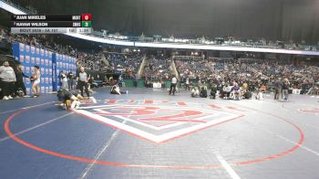 5A 157 lbs Quarterfinal - Juan Mireles, Montgomery Central vs Kavan Wilson, Smoky Mountain High School