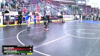 138 lbs Cons. Round 4 - Jackson Bower, South Williamsport Area Hs vs Sean Peters, Athens Area Hs