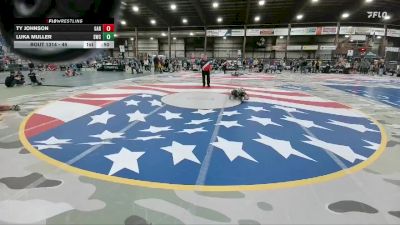 45 lbs Cons. Round 5 - Ty Johnson, Garretson vs Luka Muller, Sheridan Wrestling Club