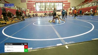 70 lbs Semifinal - Jayden Otto, NORTH DESOTO WRESTLING ACADEMY vs Jaysten Wolfe, Team Nomad