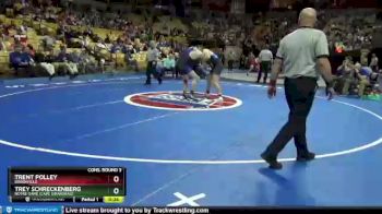 195 Class 1 lbs Cons. Round 3 - Trent Polley, Brookfield vs Trey Schreckenberg, Notre Dame (Cape Girardeau)