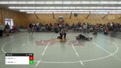 I 150 lbs Quarterfinal - Grayson Burns, Vestal vs Jacob Smith, Pioneer