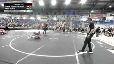 95 lbs 5th Place - Keedan Lucero-Espinoza, Trinidad Miners vs Diego Garcia, La Gente WC