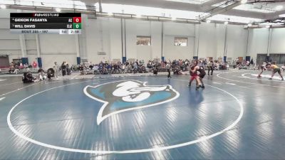 197 lbs Semifinal - Will Davis, Elizabethtown vs Gideon Fasanya, Albright College