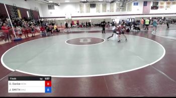 82 lbs Final - Derek Danbe, RedNose Wrestling School vs Julian JAS SMITH, Spazz Wrestling