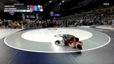 132 lbs Champ. Rd Of 128 - Griffin Tibai, MI vs Colt Goodman, IN