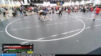285 lbs Cons. Round 3 - Zander Glazebrook, IA vs John Sanchez, CO