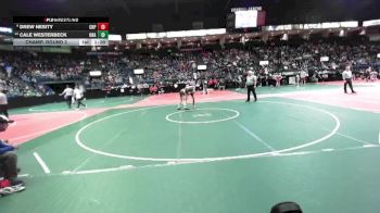 120 lbs Champ. Round 2 - Drew Nesity, CHP3 vs Cale Westerbeck, Unattached