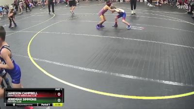 50 lbs Cons. Round 1 - Jameson Campbell, Legacy Elite Wrestling Club vs Jeremiah Simmons, Panther Club