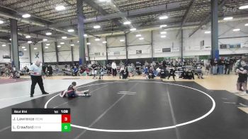 74 lbs Semifinal - Julian Lawrence, Redwave WC vs Logan Crawford, Other Team
