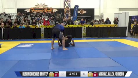 Michael Allen Johnson vs Rush Nicodemus Imhotep 2024 World IBJJF Jiu-Jitsu No-Gi Championship